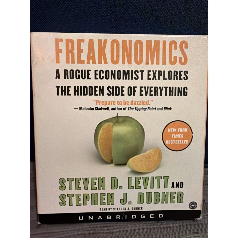 Freakonomics (2005, 6 CD Set) By Steven D Levity & Stephen J Dubner Book On Cd